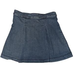 Copper Key Women's Denim Pleated Skirt Size L